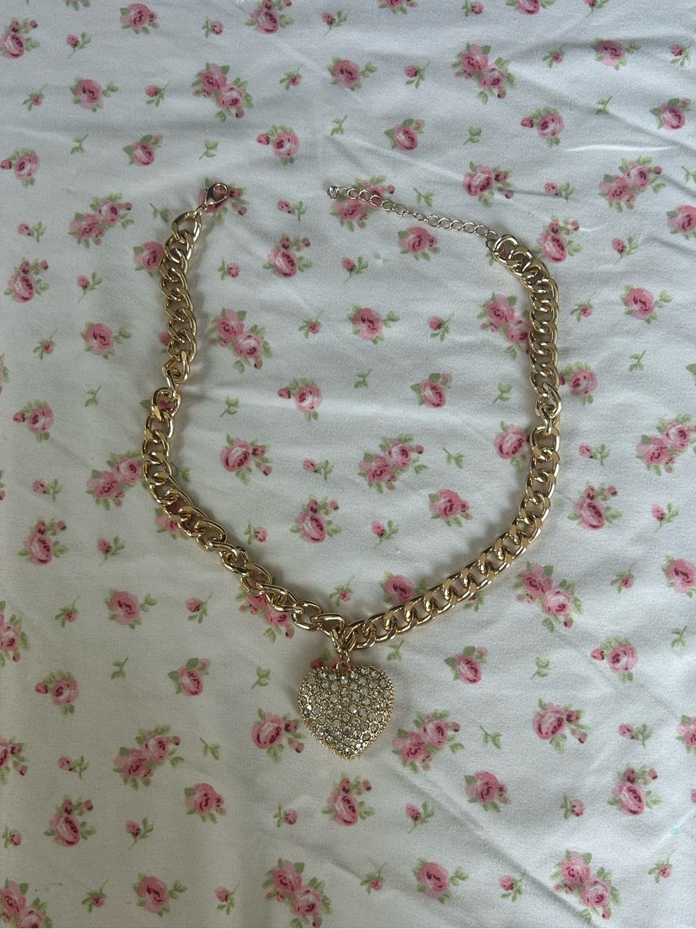 Heart Pendant Chain Necklace